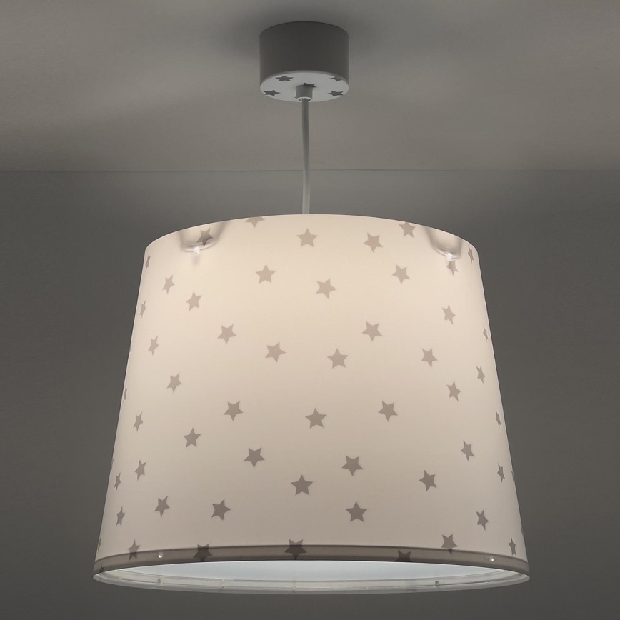 Dalber 82212B - Takkrona för barn  STAR LIGHT 1xE27/60W/230V vit 