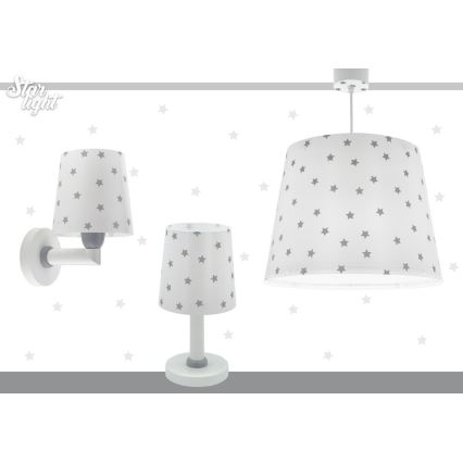 Dalber 82212B - Takkrona för barn  STAR LIGHT 1xE27/60W/230V vit 