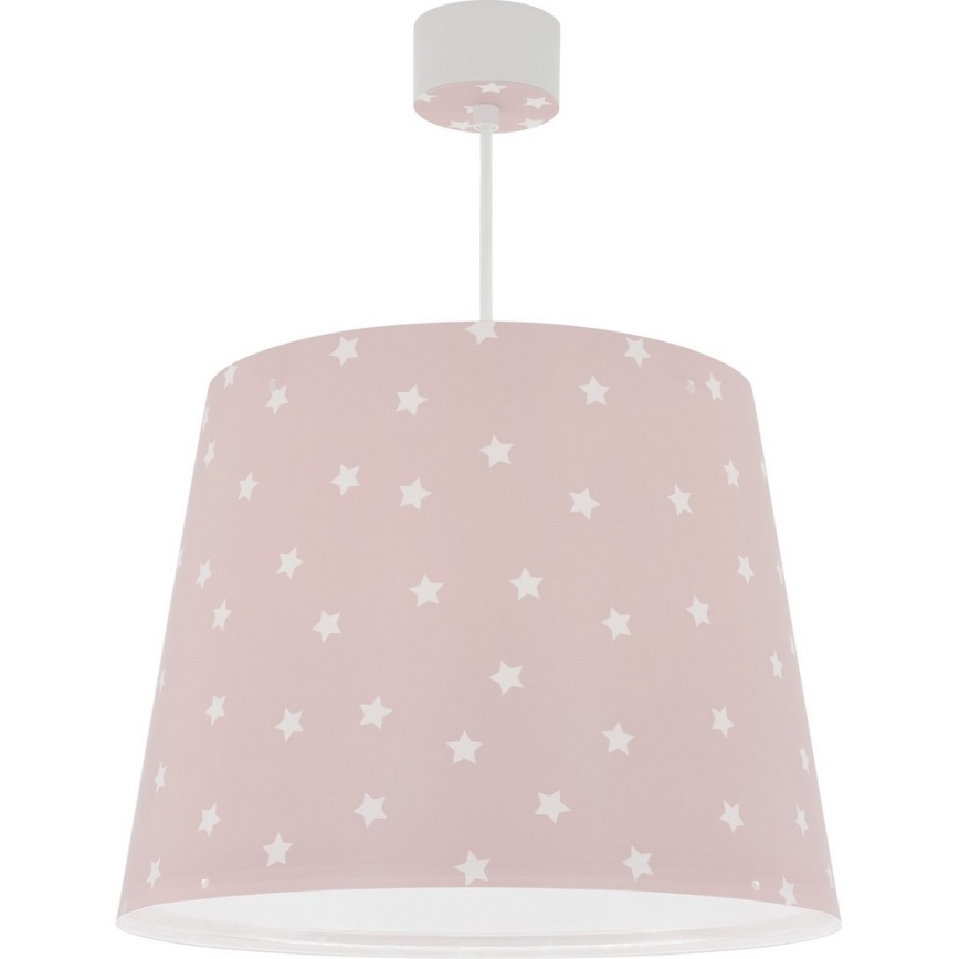 Dalber 82212S - Takkrona för barn  STAR LIGHT 1xE27/60W/230V rosa 