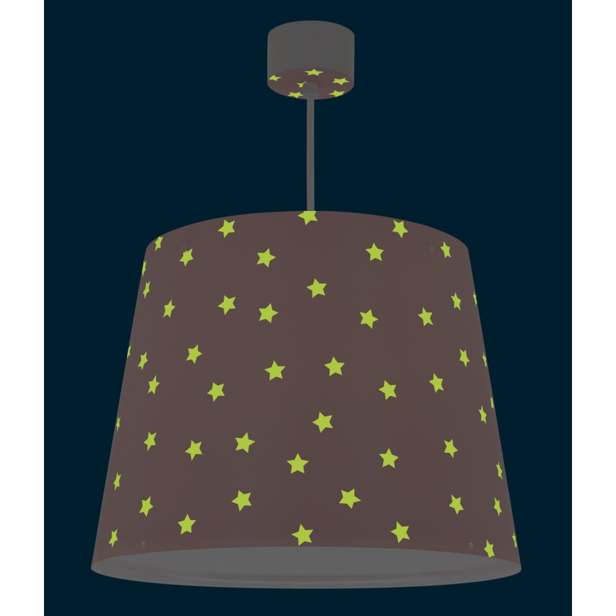 Dalber 82212S - Takkrona för barn  STAR LIGHT 1xE27/60W/230V rosa 