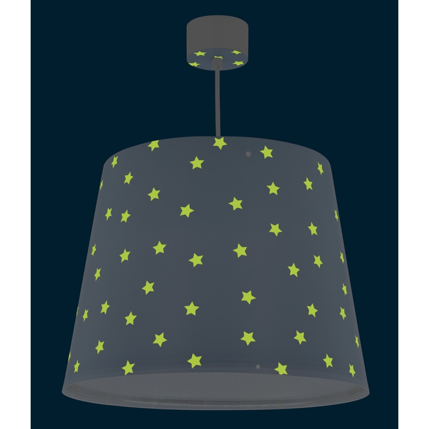 Dalber 82212T - Takkrona för barn  STAR LIGHT 1xE27/60W/230V blå 