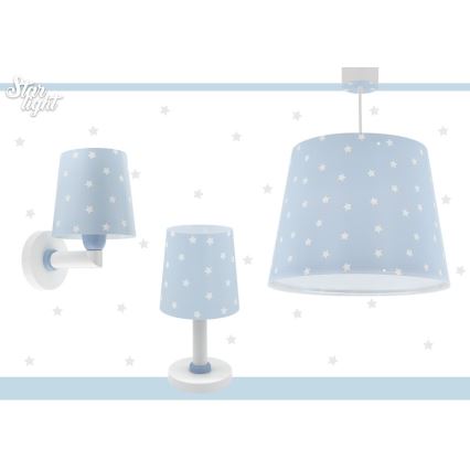 Dalber 82212T - Takkrona för barn  STAR LIGHT 1xE27/60W/230V blå 
