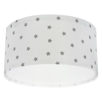 Dalber 82216B - Takbelysning för barn STAR LIGHT 2xE27/60W/230V vit