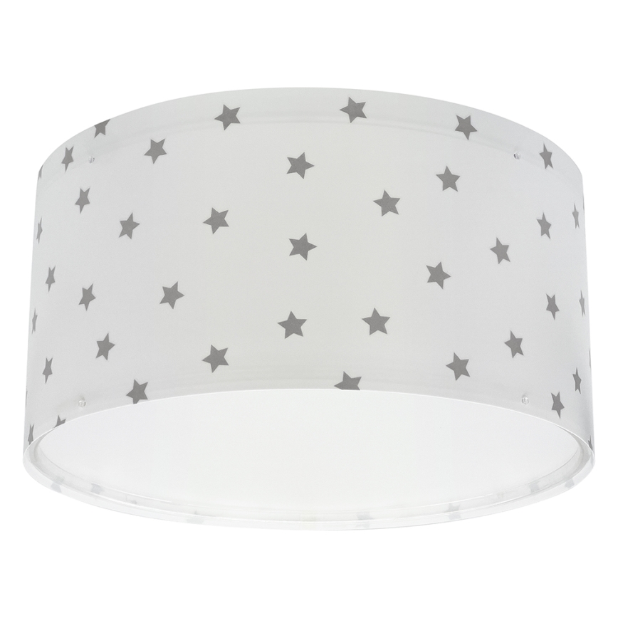 Dalber 82216B - Takbelysning för barn STAR LIGHT 2xE27/60W/230V vit