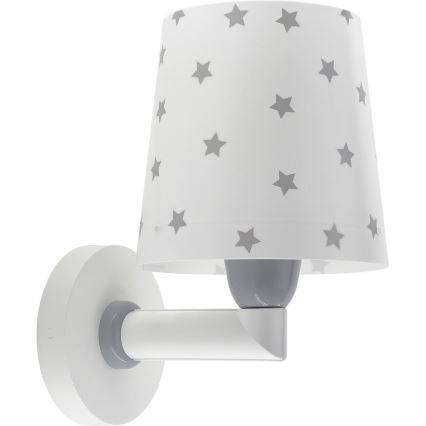 Dalber 82219B - Vägglampa för barn  STAR LIGHT 1xE27/60W/230V vit