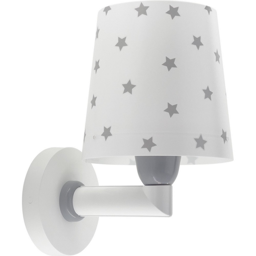 Dalber 82219B - Vägglampa för barn  STAR LIGHT 1xE27/60W/230V vit
