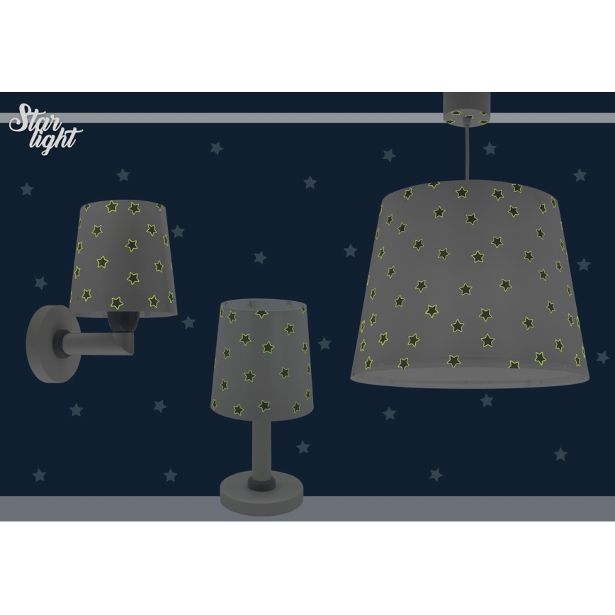 Dalber 82219B - Vägglampa för barn  STAR LIGHT 1xE27/60W/230V vit