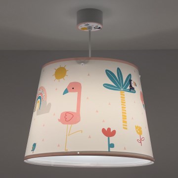 Dalber 82462 - Ljuskrona för barn FLAMINGO 1xE27/15W/230V
