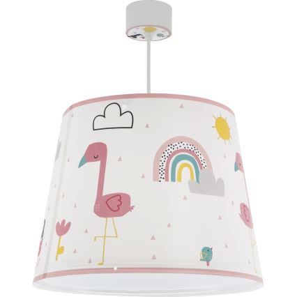 Dalber 82462 - Ljuskrona för barn FLAMINGO 1xE27/15W/230V