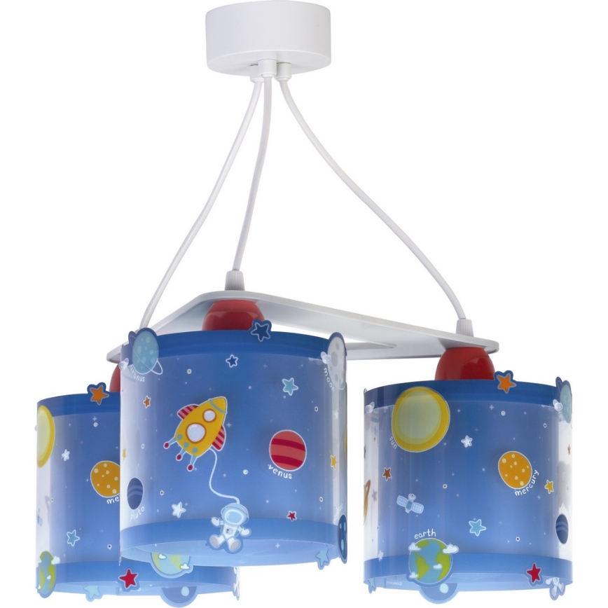 Dalber D-41344 - Ljuskrona Barn PLANETS 3xE27/60W/230V