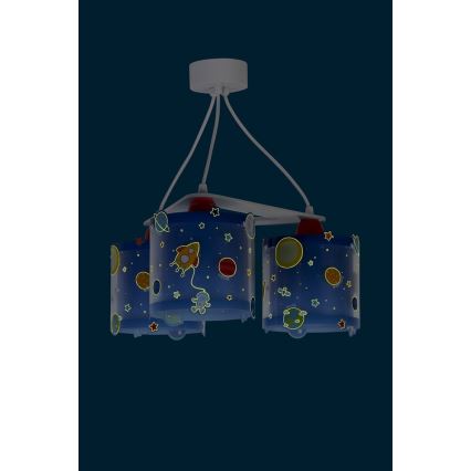 Dalber D-41344 - Ljuskrona Barn PLANETS 3xE27/60W/230V