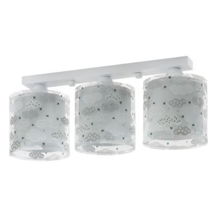 Dalber D-41413E - Barn Takbelysning CLOUDS 3xE27/60W/230V