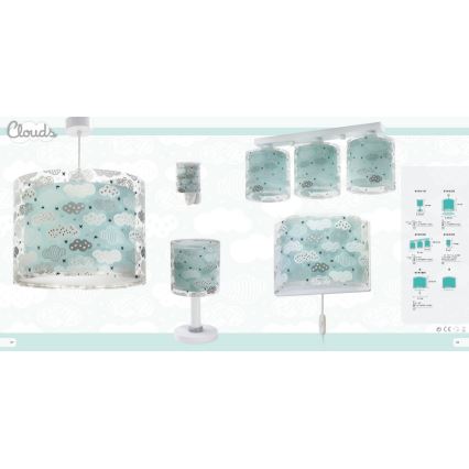 Dalber D-41413H - Barn Takbelysning CLOUDS 3xE27/60W/230V
