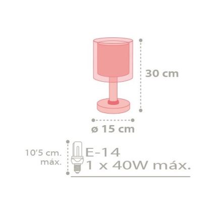 Dalber D-41431 - Barn Lampa COLOR RAIN 1xE14/40W/230V