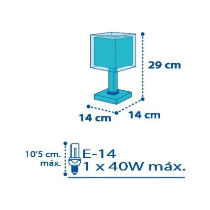 Dalber D-43421 - Barn Lampa PETIT MARIN 1xE14/40W/230V