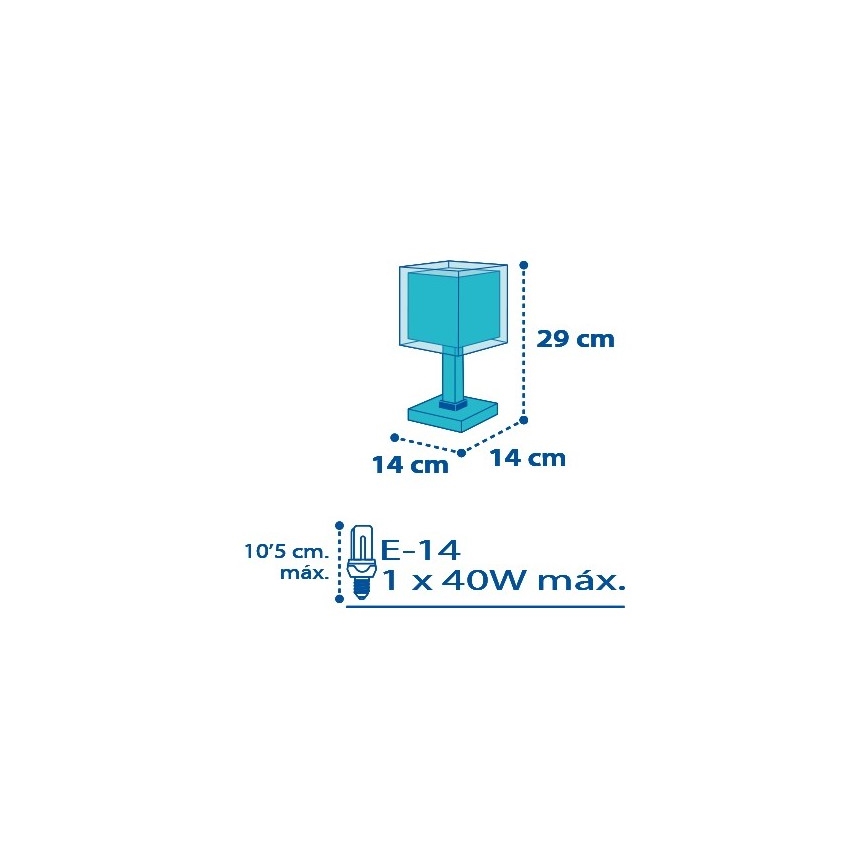 Dalber D-43421 - Barn Lampa PETIT MARIN 1xE14/40W/230V