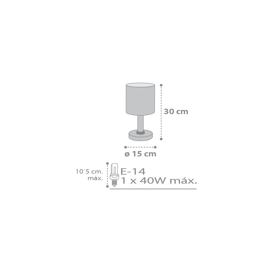 Dalber D-62011E - Barn Lampa SWEET DREAMS 1xE14/40W/230V