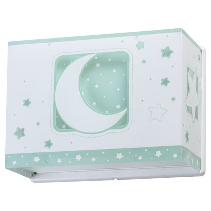 Dalber D-63238H - Väggbelysning Barnrum MOONLIGHT 1xE27/60W/230V