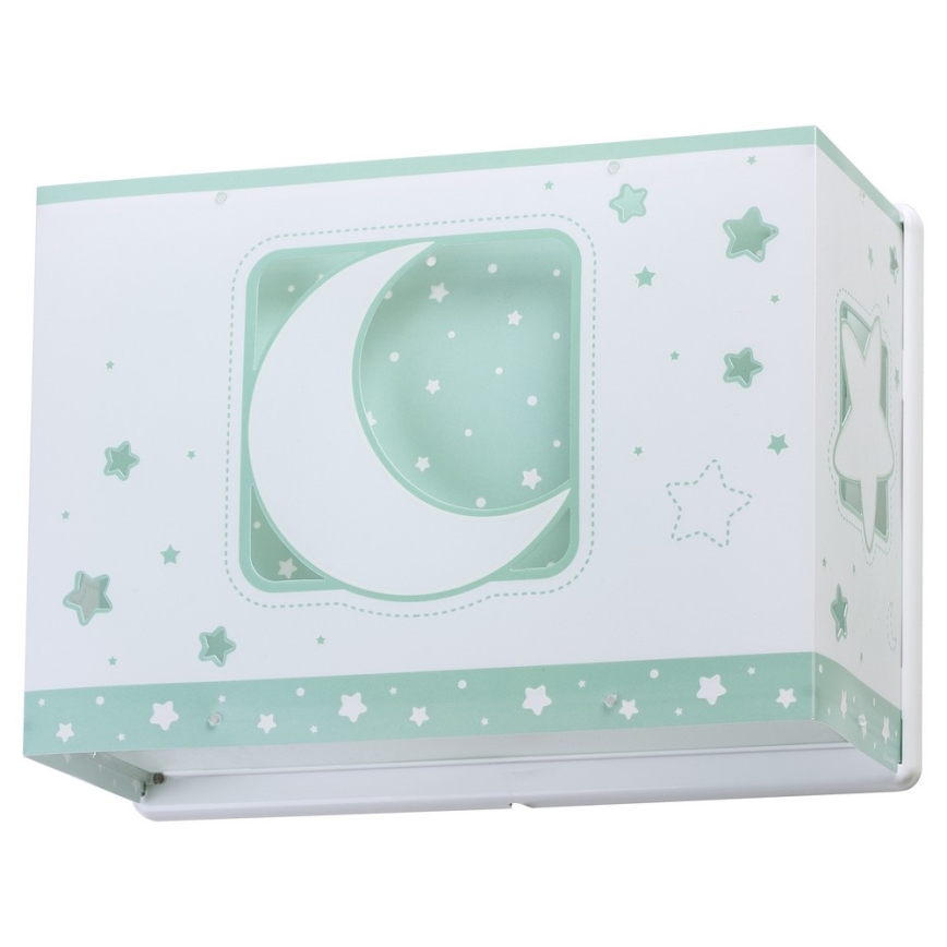 Dalber D-63238H - Väggbelysning Barnrum MOONLIGHT 1xE27/60W/230V