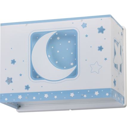 Dalber D-63238T - Väggbelysning Barnrum MOONLIGHT 1xE27/60W/230V