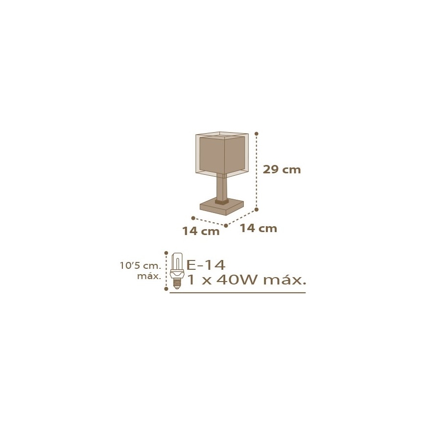 Dalber D-63391 - Barn Lampa GOOD Nattbelysning 1xE14/40W/230V
