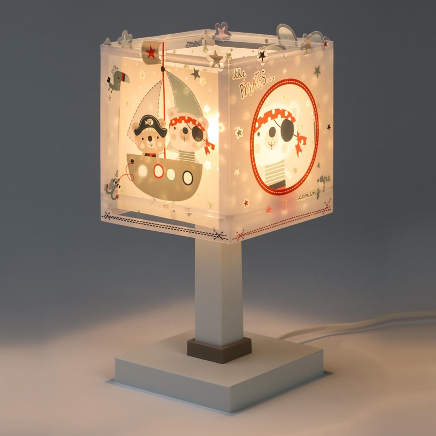 Dalber D-74551 - Barn Bordslampa PIRATES 1xE14/40W/230V