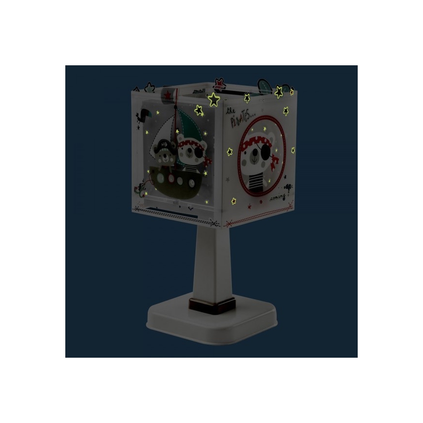 Dalber D-74551 - Barn Bordslampa PIRATES 1xE14/40W/230V