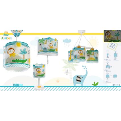 Dalber D-76111 - Barn Lampa MY LITTLE JUNGLE 1xE14/8W/230V