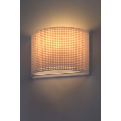 Dalber D-80228S - Väggbelysning Barnrum VICHY 1xE27/60W/230V