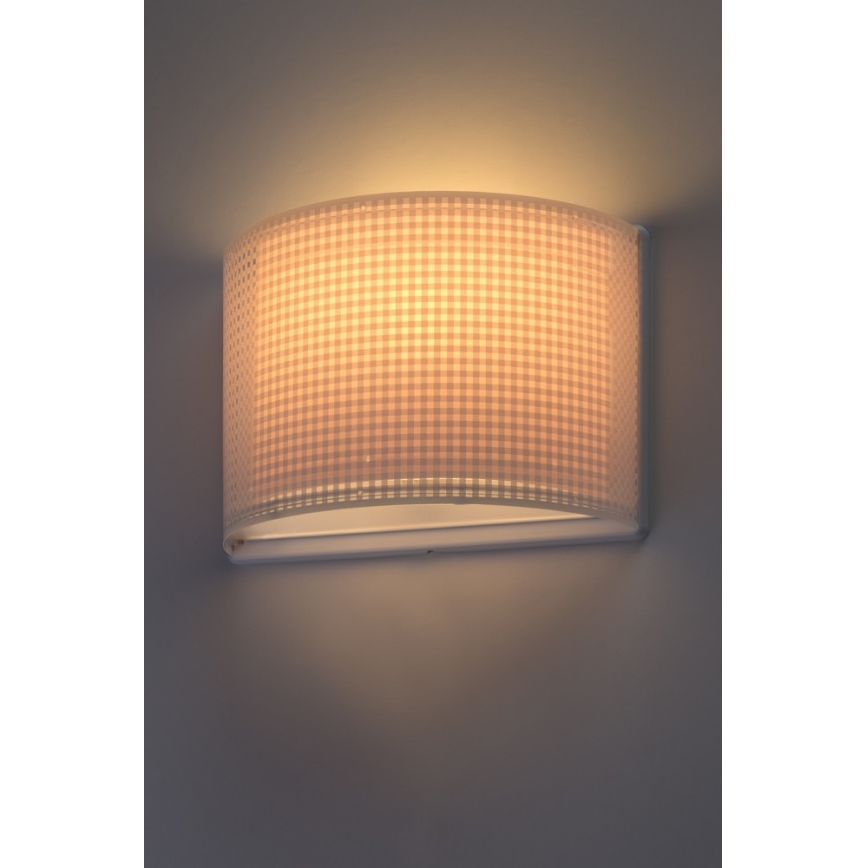 Dalber D-80228S - Väggbelysning Barnrum VICHY 1xE27/60W/230V