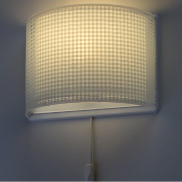 Dalber D-80228T - Väggbelysning Barnrum VICHY 1xE27/60W/230V