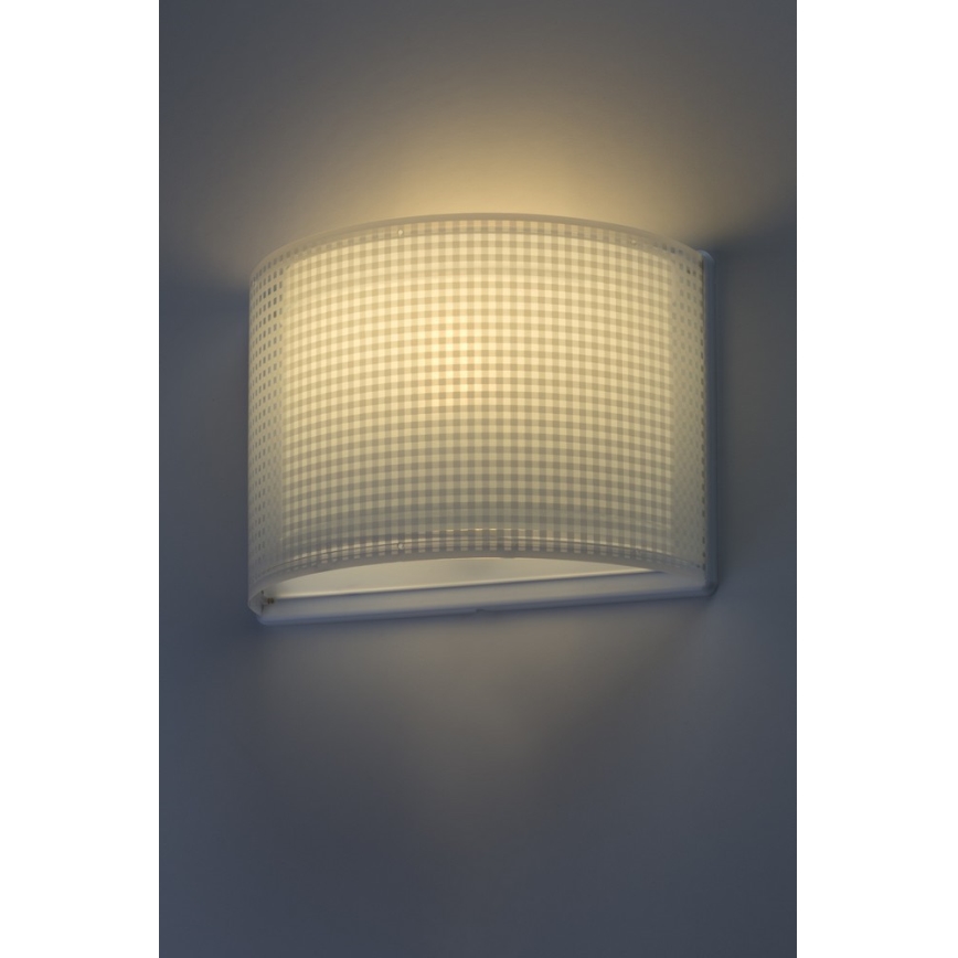 Dalber D-80228T - Väggbelysning Barnrum VICHY 1xE27/60W/230V