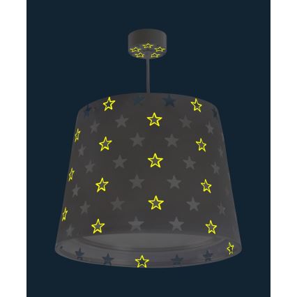 Dalber D-81212E - Barn Lampa stjärnor 1xE27/60W/230V
