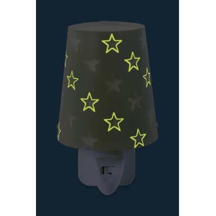 Dalber D-81215E - LED Nattlampa stjärnor 1xE14/0,3W/230V