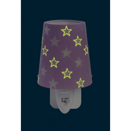 Dalber D-81215L - LED Nattlampa stjärnor 1xE14/0,3W/230V