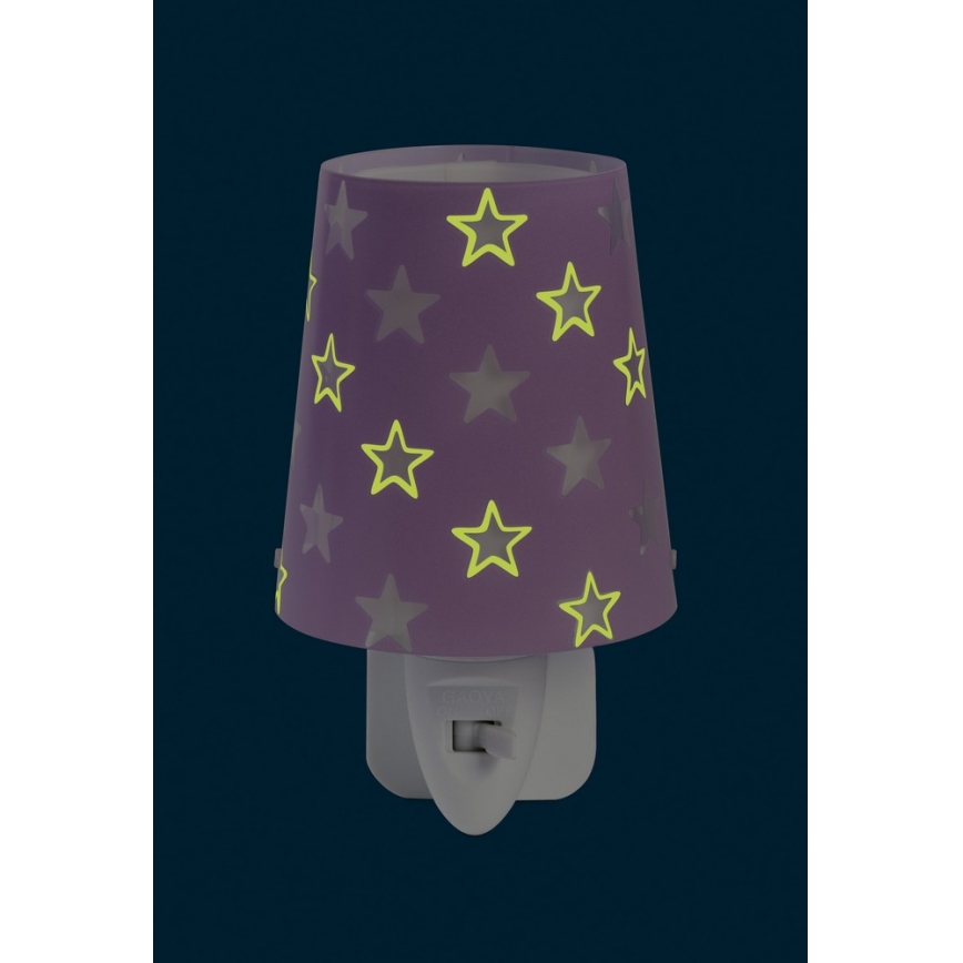 Dalber D-81215L - LED Nattlampa stjärnor 1xE14/0,3W/230V