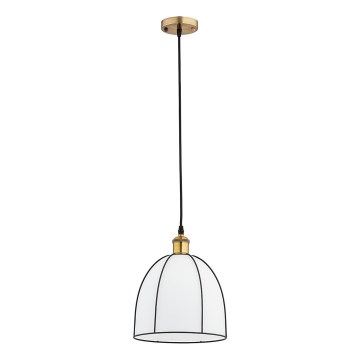 DAVE hänglampa med sladd 1xE27/15W/230V guld/svart