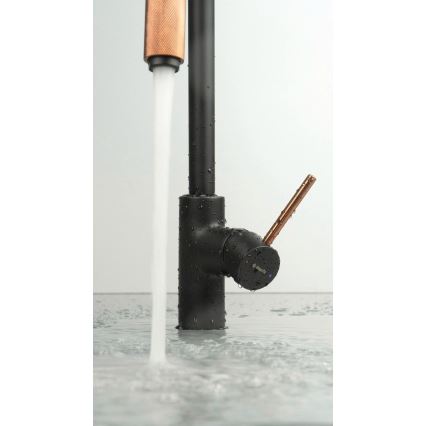 Deante BCA_B64M - Diskbänksblandare ASTER svart/mässing