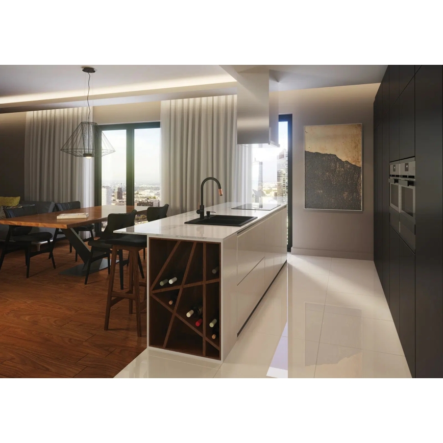 Deante BCA_B64M - Diskbänksblandare ASTER svart/mässing