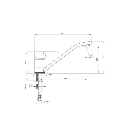 Deante BFC_060M - Vaskkran CORIO skinande krom