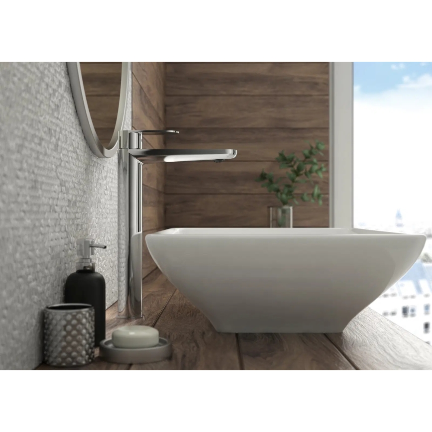 Deante BGA_020K - Tvättställsblandare ALPINIA blank krom