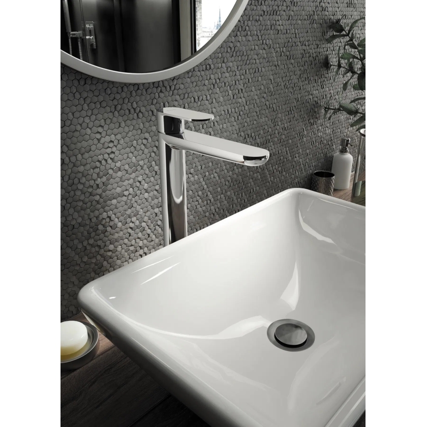 Deante BGA_020K - Tvättställsblandare ALPINIA blank krom