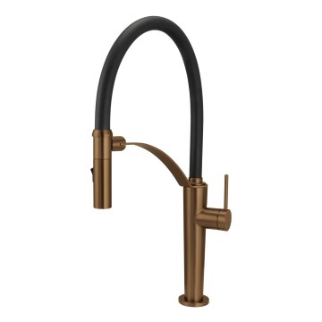 Deante BRC_C72M - Vaskkran med flexibel arm CORDA borstad brons