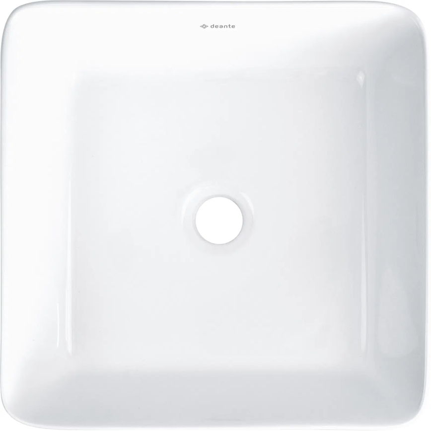 Deante CDJ_6U3S - Tvättställ för bänkskiva JASMIN 34,5x34,5 cm keramik/vit