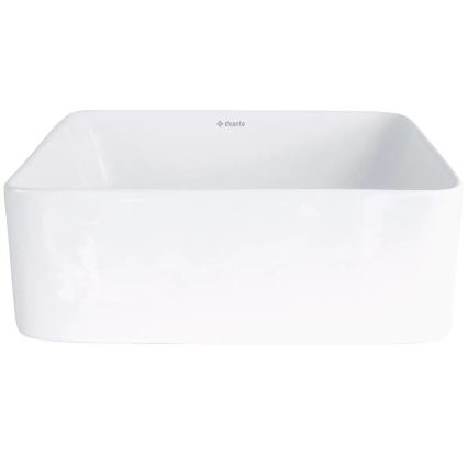 Deante CDJ_6U3S - Tvättställ för bänkskiva JASMIN 34,5x34,5 cm keramik/vit