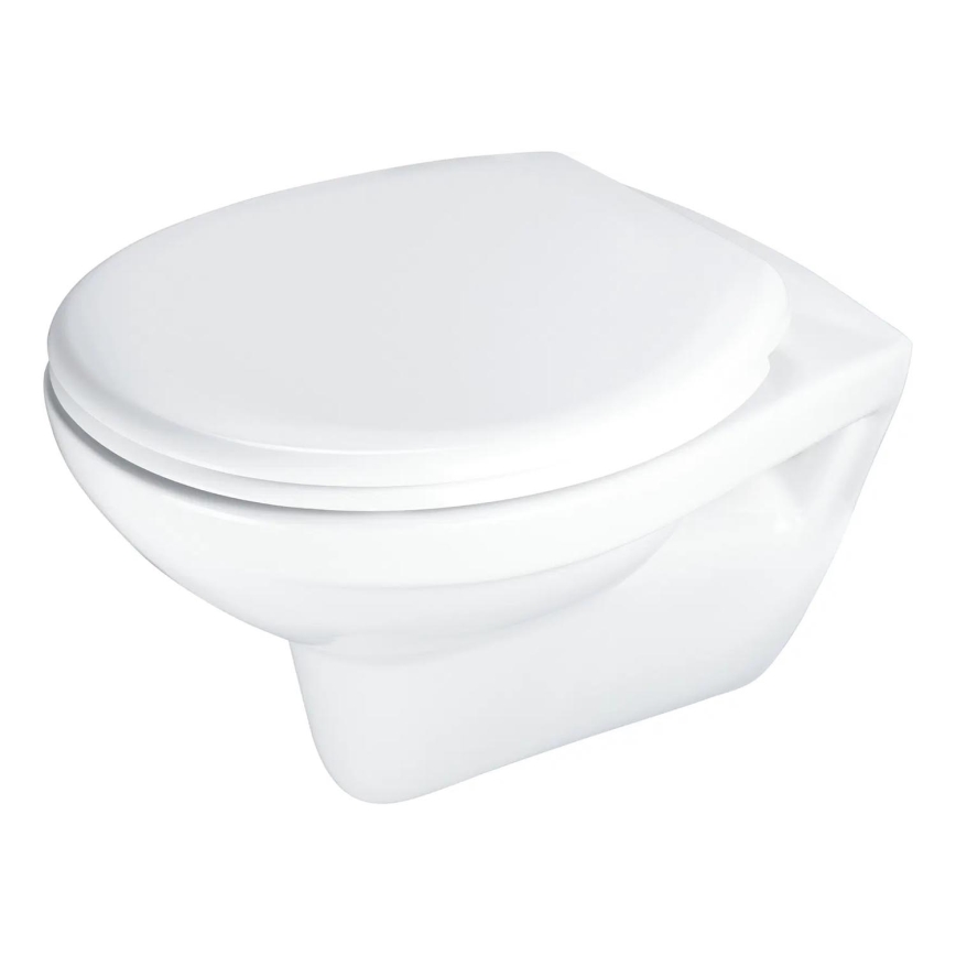 Deante CMOD6SPW - Väggmonterad WC med SoftClose-sits BORO keramik/vit
