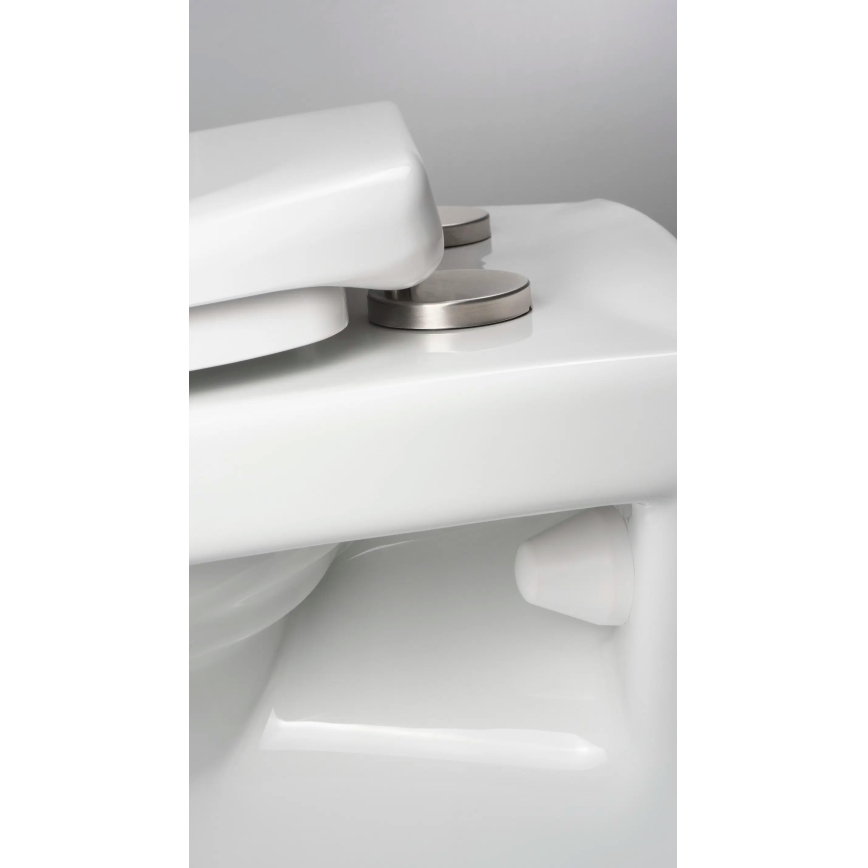 Deante CMOD6SPW - Väggmonterad WC med SoftClose-sits BORO keramik/vit