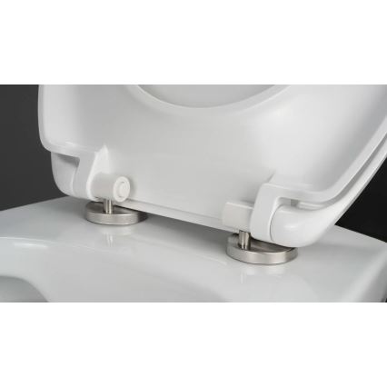 Deante CMOD6SPW - Väggmonterad WC med SoftClose-sits BORO keramik/vit