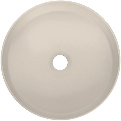 Deante CQS_5U4S - Bänkvask SILIA diameter 36 cm granit/beige