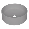 Deante CQS_SU4S - Tvättställ för bänkskiva SILIA Ø 36 cm granit/metallicgrå